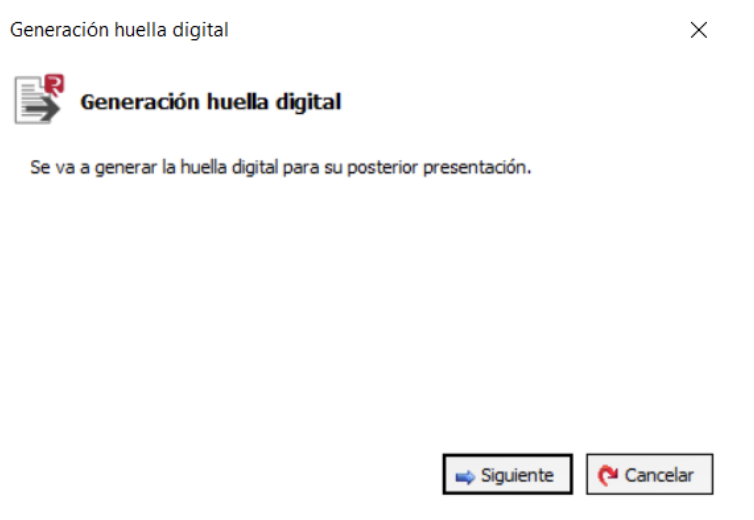 generación huella digital